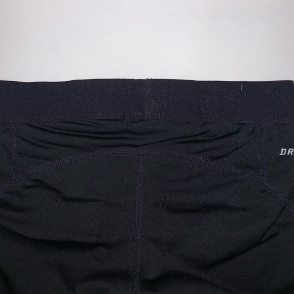 Nike Pro Cropped Leggings Black Dri-Fit - Picture 2 of 3